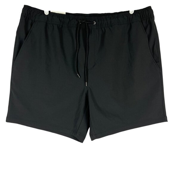 Member's Mark Men's Pull-on UPF 30 Moisture Wicking Black Tech Shorts Sz XXL NWT - Picture 1 of 11